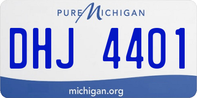 MI license plate DHJ4401