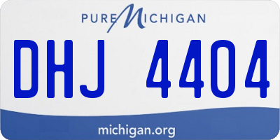 MI license plate DHJ4404