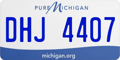 MI license plate DHJ4407