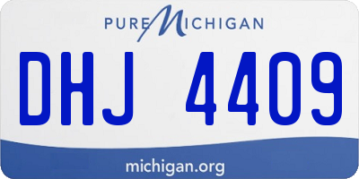 MI license plate DHJ4409