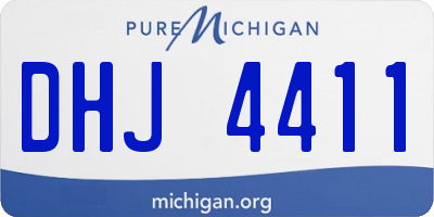 MI license plate DHJ4411