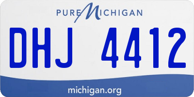 MI license plate DHJ4412
