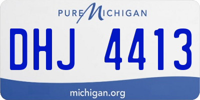 MI license plate DHJ4413