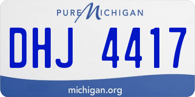 MI license plate DHJ4417