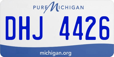 MI license plate DHJ4426