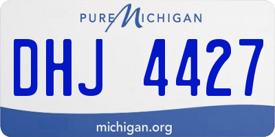 MI license plate DHJ4427