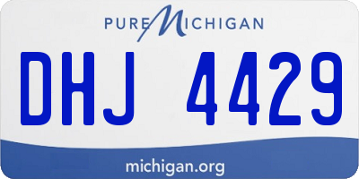 MI license plate DHJ4429
