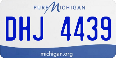 MI license plate DHJ4439