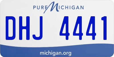 MI license plate DHJ4441