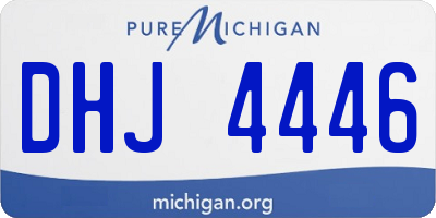 MI license plate DHJ4446