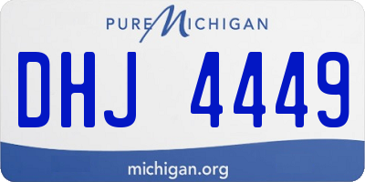 MI license plate DHJ4449