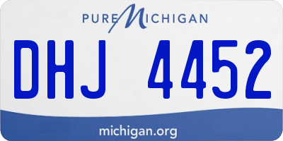 MI license plate DHJ4452