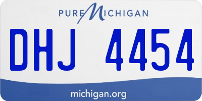 MI license plate DHJ4454
