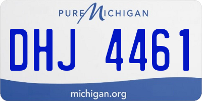 MI license plate DHJ4461