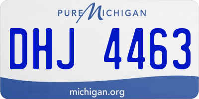 MI license plate DHJ4463
