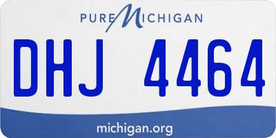 MI license plate DHJ4464