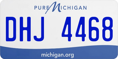 MI license plate DHJ4468