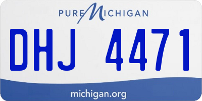 MI license plate DHJ4471