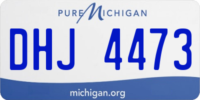 MI license plate DHJ4473