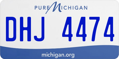 MI license plate DHJ4474