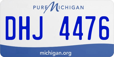 MI license plate DHJ4476