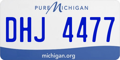 MI license plate DHJ4477