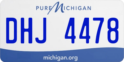 MI license plate DHJ4478