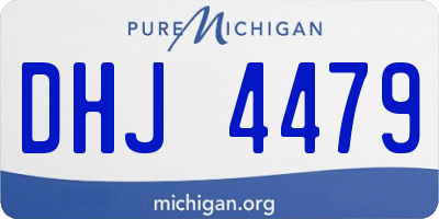 MI license plate DHJ4479