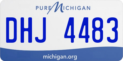MI license plate DHJ4483