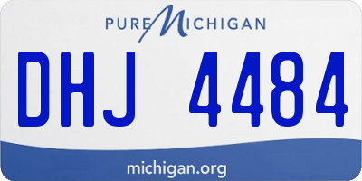MI license plate DHJ4484