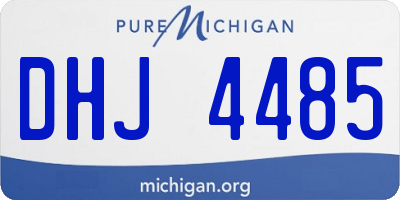 MI license plate DHJ4485