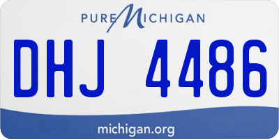 MI license plate DHJ4486