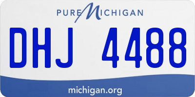 MI license plate DHJ4488