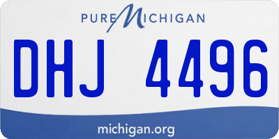MI license plate DHJ4496