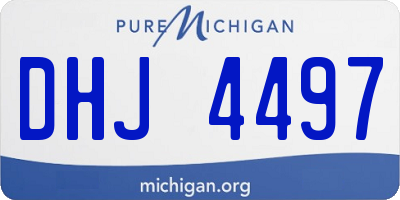 MI license plate DHJ4497