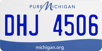 MI license plate DHJ4506
