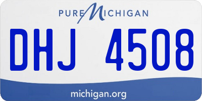 MI license plate DHJ4508