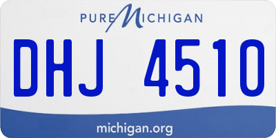 MI license plate DHJ4510