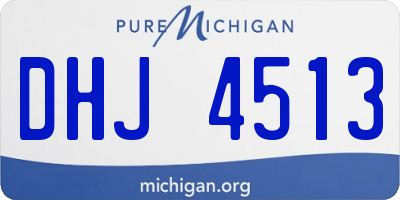 MI license plate DHJ4513