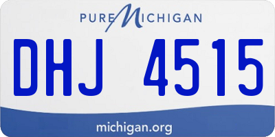 MI license plate DHJ4515