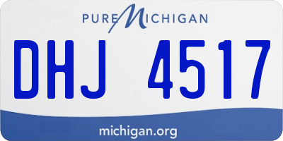 MI license plate DHJ4517