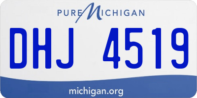 MI license plate DHJ4519