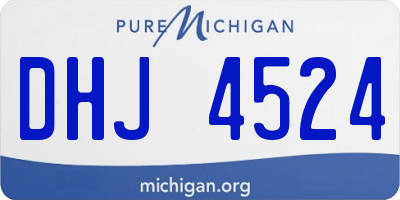 MI license plate DHJ4524