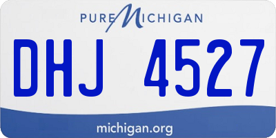 MI license plate DHJ4527