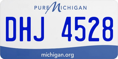 MI license plate DHJ4528
