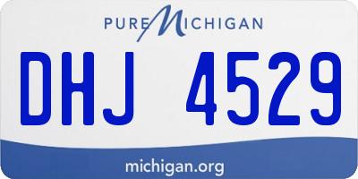 MI license plate DHJ4529