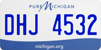 MI license plate DHJ4532