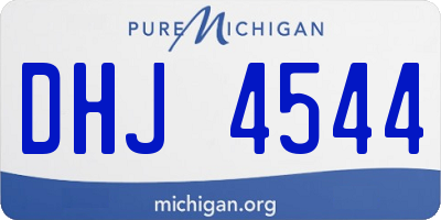 MI license plate DHJ4544