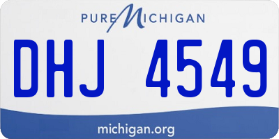 MI license plate DHJ4549