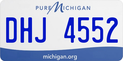 MI license plate DHJ4552